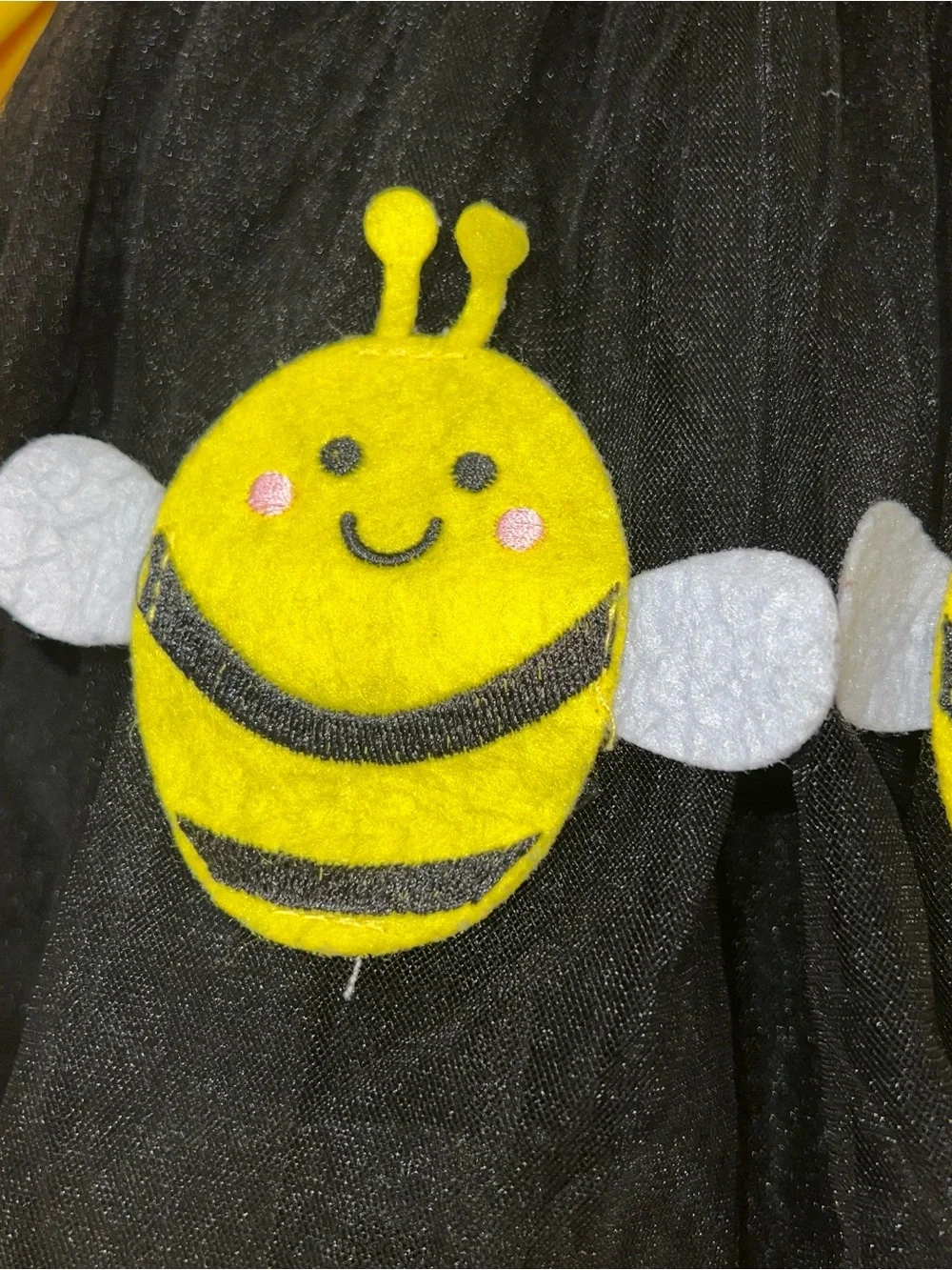 bumblebee themed toddler Halloween costume dress size 2-3 yr